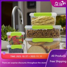 Storage Bottles Premium Food Containers With Real Seal Lids Total Combined Capacity Over 8 Litres Container Kitchen Organiser Fa