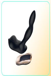 Massage Male Vibrator Smart Heating Remote Control 10 Speeds Vibrating Prostate Massage Dildo Anal Sextoys Buttplug GSpot Stimula6753204