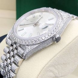 Luxury Looking Fully Watch Iced Out For Men woman Top craftsmanship Unique And Expensive Mosang diamond 1 1 5A Watchs For Hip Hop Industrial luxurious 8788