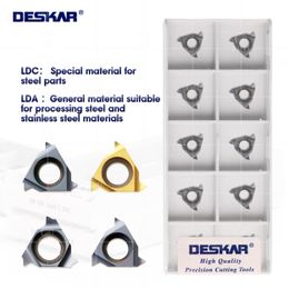 DESKAR 100% Original 06/08IR A55 A60 ISO LDA LDC Indexable Insert Threading Blade CNC Carbide Insert Lathe Threaded Turning Tool