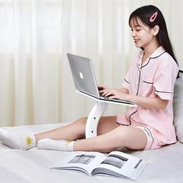 Laptop Stand Desk Ajustable for Reading Computer Folding Table Multi Function Learning Reading Desk Heightening Bracket