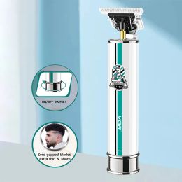 Trimmers VGR T9 0MM Hair Cutting Machine Professional Hair Clipper Cordless Rechargeable Hair Trimmer For Men Shaver Beard Trimmer Barber