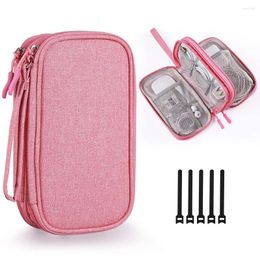 Storage Bags Electronic Accessory Organizer Universal Travel Cable Organizers Bag Handy Case For Adapter Cord Charger Earphone