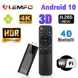 Box LEMFO Q6 Smart TV Stick Android 10 Dual Wifi 4K HDR10 2GB 16GB Mini TV Stick Android 10.0 Smart TV Box 1GB 8GB Media Player