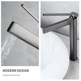 Basin Faucets Deck Mounted Bathroom Faucet Brass Mixer Single Handle Hot and Cold Faucet Sink Mixer Washbasin Faucet Toilet