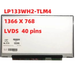 Screen LP133WH2TLM4 LP133WH2 (TL) (M4) LP133WH2 TL L4 13.3" SLIM LED Laptop Lcd Screen 1366*768 LVDS 40pin Matrix panel Replacement