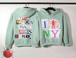 Men039s Hoodies Sweatshirts CPFMXYZ 2022 Winter Fleece Fabric Hoodie Men High Quality Colourful Text THE MOON MAN HAS LANDED Pr4840116