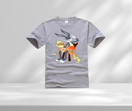 Summer Mens T Shirt Bugs Lola Bunny Spank Punishment 100 Cotton t tshirt men 2103225949564