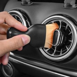 Keyboard Car Interior Cleaning Tool Air Conditioner Air Outlet Cleaning Brush Car Brush Car Crevice Dust Removal Artefact Brush