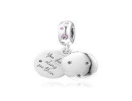 2019 Mother039s Day 925 Sterling Silver Jewelry Forever Sisters Dangle Charm Beads Fits ra Bracelets Necklace For Women DI9201239