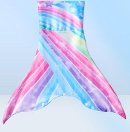 Girls Swimsuit 3pcs Mermaid Tail swimwear kids mermaid Swim pool Bathing Suit Princess beach bikini girls party Cosplay Costumes289693615