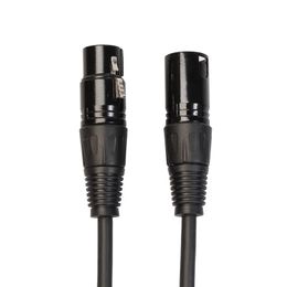 2024 Balanced Patch Cord Zinc Alloy XLR Male To XLR Female 3 PIN Microphone Cable Mixe EQ Line Aux Cable for Radio Statio for Balanced Patch