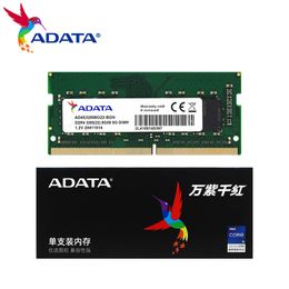 5pcs/lot 100% Original AData Ram Laptop Memory DDR4 8GB 3200MHz SO-DIMM Memory ram ddr4 For Laptop