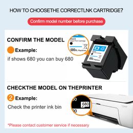 Compatible 680XL Ink Cartridge Replacement for HP 680 For HP680 for Deskjet 2135 2136 2138 3635 3636 3835 4535 4536 4538 4675