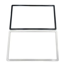 Black White For Wii U LCD Screen Frame Surround Protector Border Bar Lid Cover Gamepad