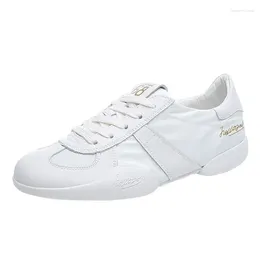 Casual Shoes Summer Soft Leather Soled Women Breathable Low Help Comfortable Flat Non-slip Board