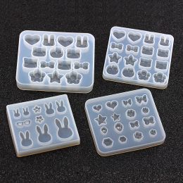 Heart Star Epoxy Resin Silicone Mould Casting Mould For DIY Cute Handicrafts Earring Pendant Jewellery Making Supplies Accessories