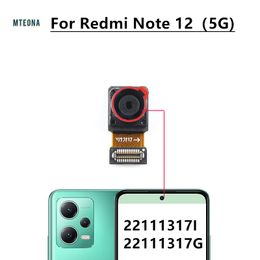 Rear Front Camera For Xiaomi Redmi Note 12 5G Back Selfie Frontal Backside Camera Module Flex Repair Spare Parts