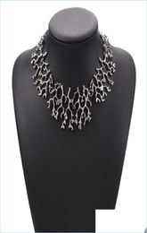 Chokers Chokers Fashion Gypsy Alloy Maxi Statement Necklaces Punk Style Tree Branch Shaped Choker Collar For Women Jewelr Chakrabe2568003