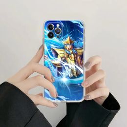 Anime S-Saint S-Seiya Phone Case Silicone Soft for iphone 15 14 13 12 11 Pro Mini XS MAX 8 7 6 Plus X XS XR Cover