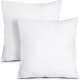 Pillow Utopia Bedding Throw Pillows Insert (Pack Of 2 White) - 18 X Inches Bed And Couch Indoor Decorative
