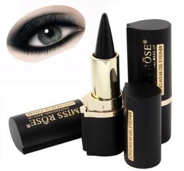 MISS ROSE Brand Maquiagen Makeup Eyes Pencil Longwear Black Gel Eye Liner Stickers Eyeliner Wateroroof Makeup3558344