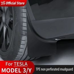 YZ For Tesla Model Y Model 3 Special Mudguards 2021-2023 Tesla Mudflaps No Need to Drill Holes Fender Protector Car Accessories