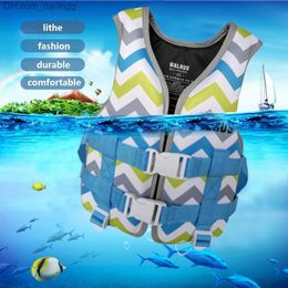 Life Vest Buoy Childrens life jacket chloroprene rubber safety life vest water sports fishing water skiing vest kayak swimming drifting safety vestQ240412