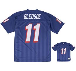 Stitched football Jerseys 11 Drew Bledsoe 1996 mesh Legacy Retired retro Classics Jersey Men women youth S-6XL