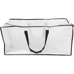 Storage Bags Heavy Duty Luggage Move House Large Packing Pouch Moving Handles Bedding Clear Portable Carrier