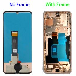 6.8" Original For LG V60 ThinQ 5G UW LCD Display LCD Screen For LG V60 UW Display LMV600VML Screen Touch Panel With Frame Parts