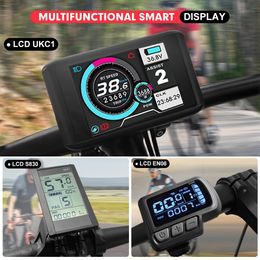 Electric Bike JN Display LCD UKC1 S866 GD01 EN05 EN06 24V/36V/48V/60V/72V Ebike Display for Electric Bicycle Kit Accessories