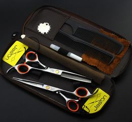 341 One Set Suit 55039039 16cm Brand Jason TOP GRADE Hairdressing Scissors Cutting Scissors Thinning Shears Professional H3960529