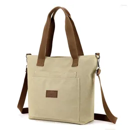 Shoulder Bags Women CrossBody Bag Female Top-Handle Travel Handbag Canvas Tote Messenger Ladies Shopping 2024