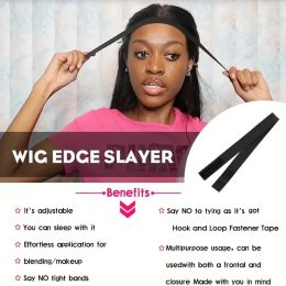 3cm Width Adjustable Elastic Bands for Wig Edges Perfect for Fixed Lace Wigs with Magic Sticker Edge Wrap