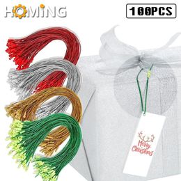 100pcs Polyester Strings For Christmas Pendants 20cm Presents Rope Xmas Tree Xmas Ball Tag Christmas Drop Ornament Accessories