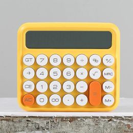 Calculators Quick Response Calculator Portable Batteryoperated 12digit Desktop Calculators with Lcd Display Round Buttons for Students