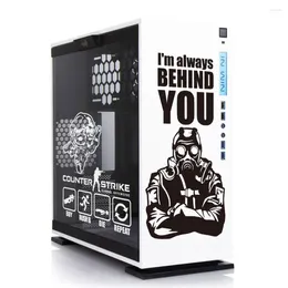 Window Stickers CSGO Gaming PC Case ATX Mid Towers Computer Decorate Waterproof Decal Nzxt Sticker