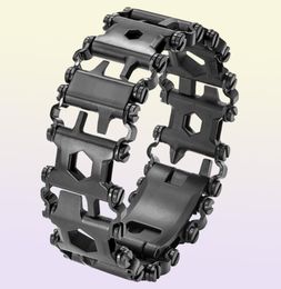 Outdoor Gadgets 29 In 1 Multifunction Tool Tread Bracelet Outdoor Pocket Bracelets Bolt Driver Tool Kit Opener Wrench MultiTool Ca6729311