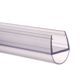 4 to 12mm Transparent PVC Seal Gap Window Door Weatherstrip Bath Shower Screen Door Seal Strip