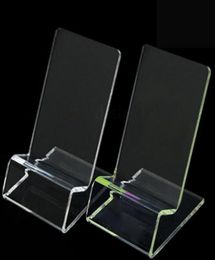 Transparent Acrylic Display Stands Mounts Lasercut Clear Countertop Show Racks Universal Holders with Protective Films for Batter5537403