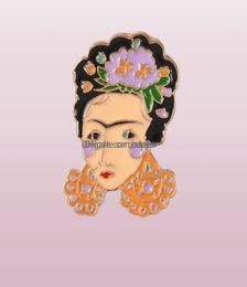 Pins Brooches Pins Jewellery Painter Mexican Artist Enamel For Women Metal Decoration Brooch Bag Button Lapel Pin Bdehome Otpwm4496428