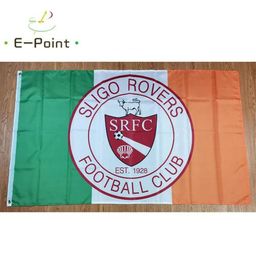 Sligo Rovers FC on Ireland Flag 35ft 90cm150cm Polyester Banner decoration flying home garden flags Festive gifts4211643