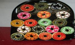 Ship 48 Pieces Mixed 5CM Whole Donut Squishy Fridge Magnet Food Sweets Educational Christmas Gift for Kids5545542