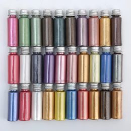 Shadow 10colors/set Pearl Mica Powder Pigment for Nail Glitter,nail Art Accessories Epoxy Resin,soap Marking,diy Candle,eyeshadow