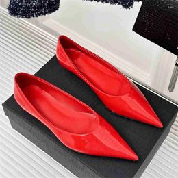 Dress Shoes Real Leather Slippers Fashion Women Mules Pointed Toe Party Banquet High Heels Brand Ladies Comfortable Sandals