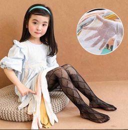 Girls Pantyhose Tights Kids Letter Leggings Dance Socks Designer Elastic Legging Clothes Ballet Stockings1514723