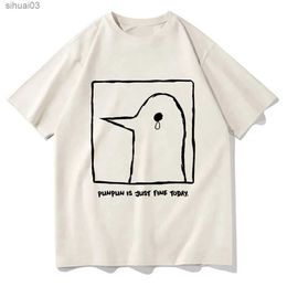 Women's T-Shirt Oyasumi Punpun T-Shirt Mens Harajuku Aesthetic Streetwear Graphic Plus Size T-Shirt Unisex Anime Manga Cartoon Cotton TopL2403