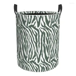 Laundry Bags Animal Print Patchwork Pattern Double Folding Basket Storage Waterproof Dirty Clothes Finishing Pie