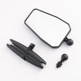 Motorcycle Foldable Rear View Mirrors 360 Degrees Ball-Type Adjustment Foldable Rearview Mirror Off-Road Motorcycle Accessories